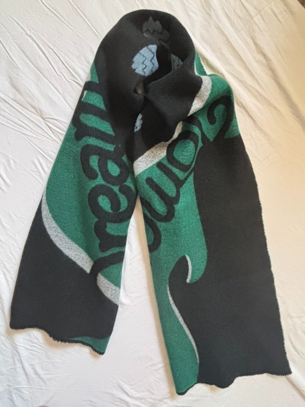 MAJE Vintage Ethna "Dream Tomorrow" oversized scarf, wool and acrylic blend